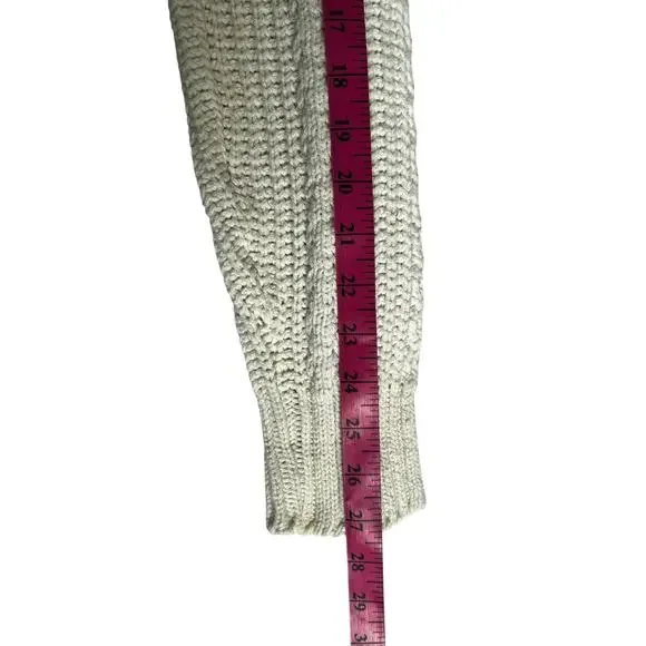 90s Vintage Jacobson's Ivory Knitted Grandpa Cardigan - Picture 8 of 8